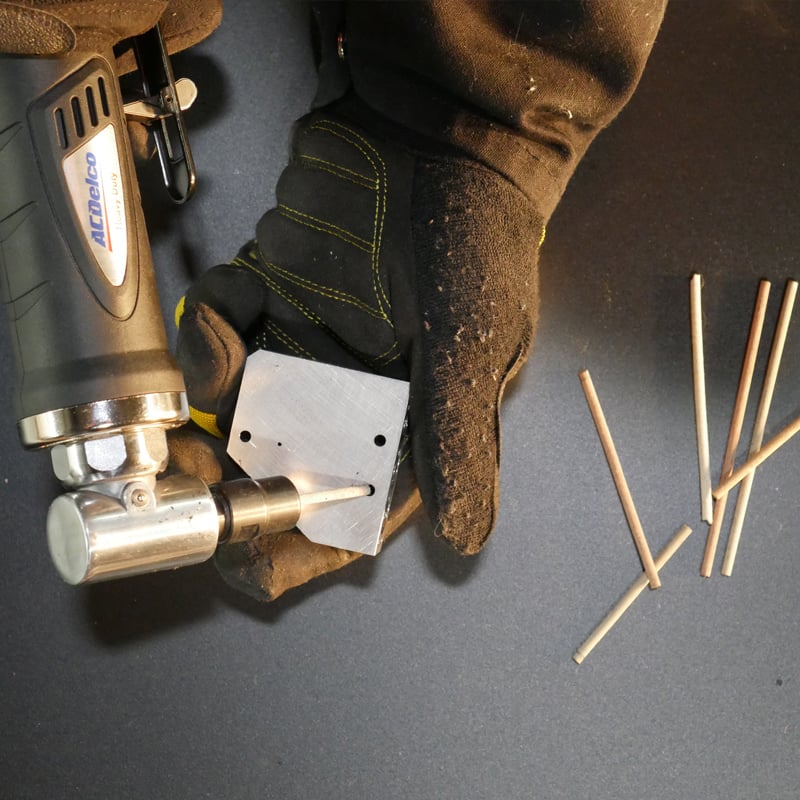 deburring machined part