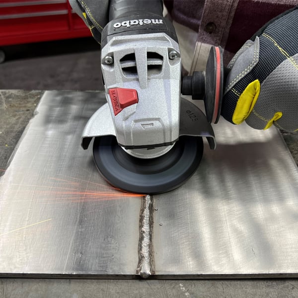 sigma z grinding stainless steel weld