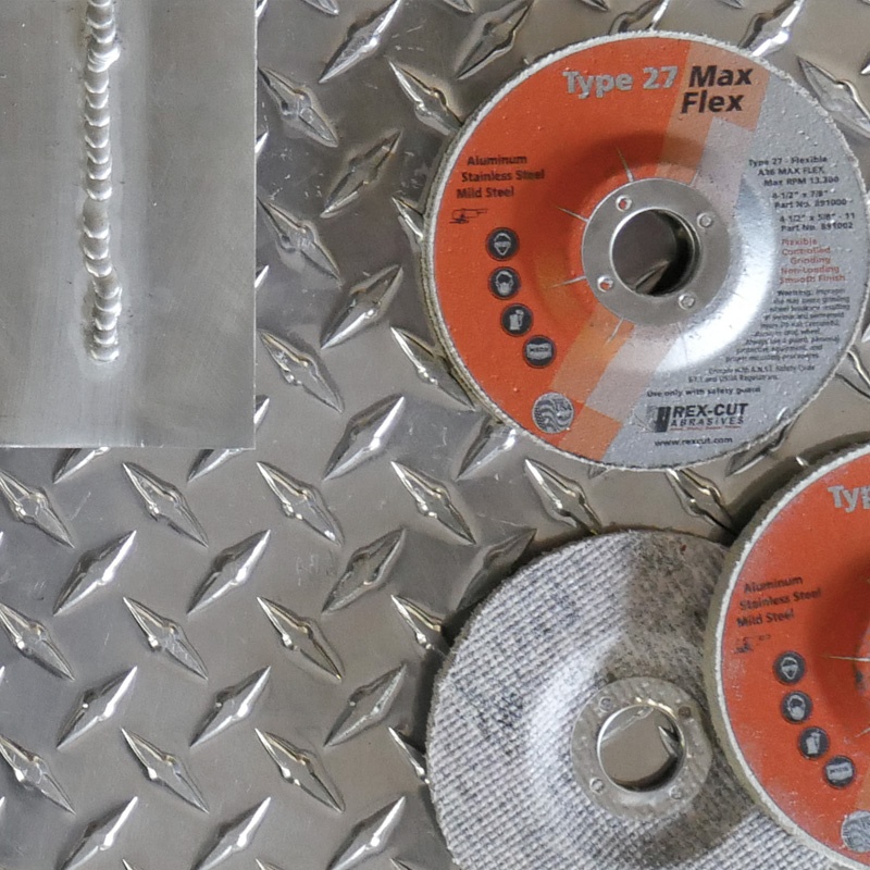 Grind & Blend Aluminum Quickly