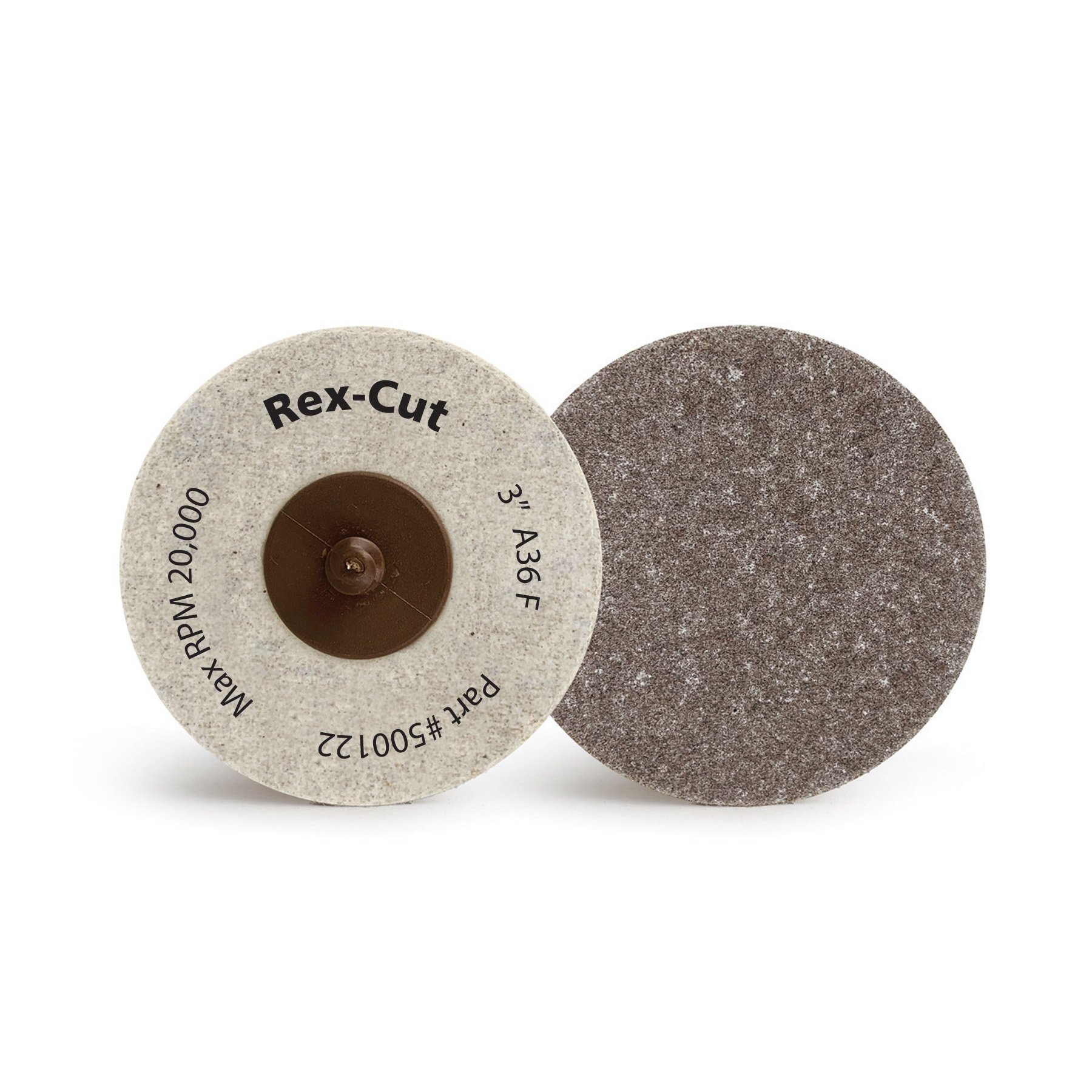 Pack of 5 6mm Shank Rex-Cut Abrasives 580022 Type R 50mm Quick Change Holder